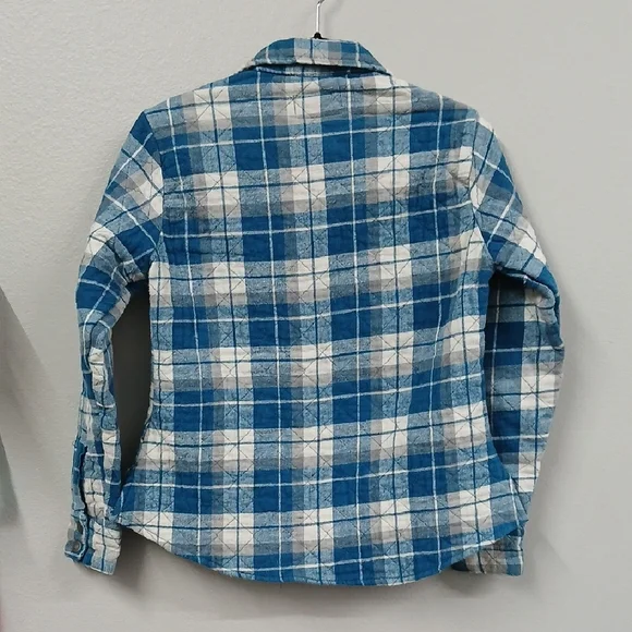 Legendary Whitetails Women's Blue Plaid Flannel Shirt - Picture 4 of 5